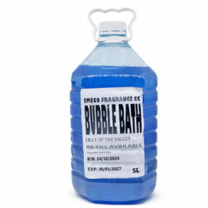 EMECO FRAGRANCE CC bubble bath bottle with rich foaming formula and long-lasting fragrance.