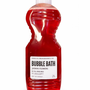 EMECO FRAGRANCE CC bubble bath bottle with rich foaming formula and long-lasting fragrance.