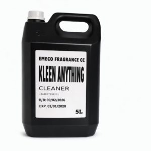 “EMECO FRAGRANCE CC CLEAN ANYTHING multi-purpose cleaner bottle designed to remove grease, dirt, and stains from various household and commercial surfaces.”